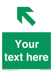 Custom Safe condition: Green Up left arrow